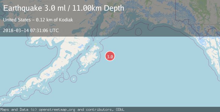 Map of GULF OF ALASKA