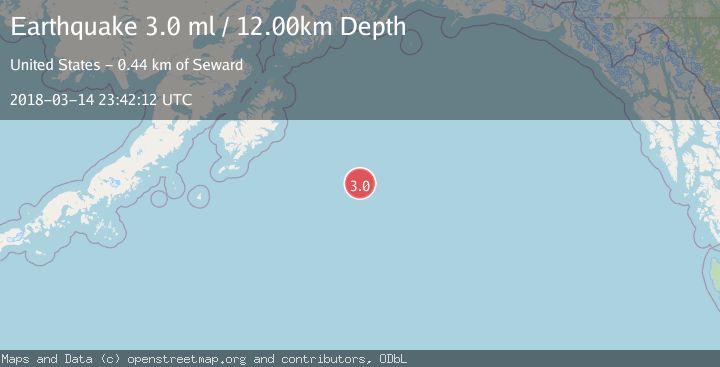 Map of GULF OF ALASKA