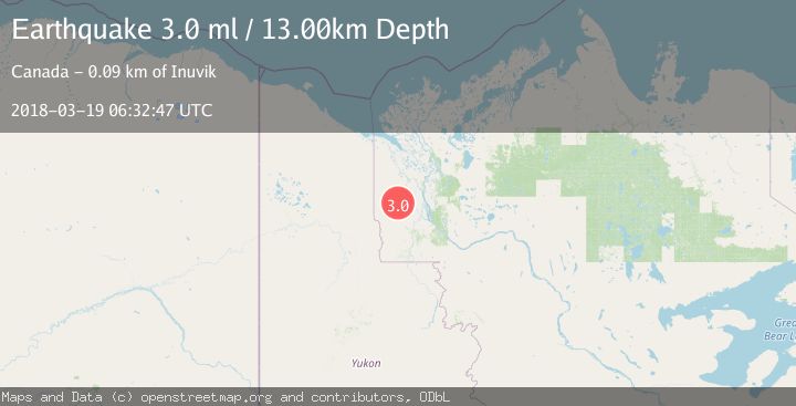 Map of NORTHWEST TERRITORIES, CANADA