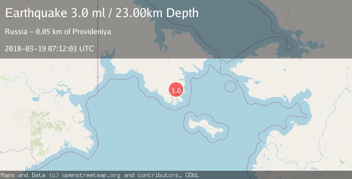 Map of NEAR S COAST OF CHUKOTKA, RUSSIA