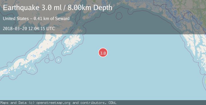 Map of GULF OF ALASKA