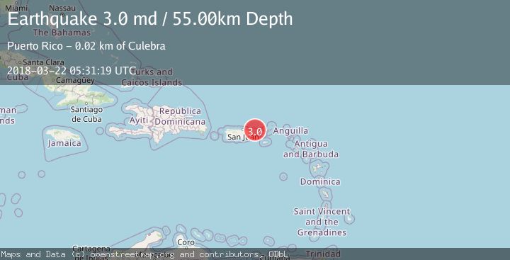 Map of PUERTO RICO REGION