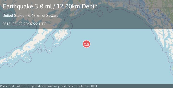 Map of GULF OF ALASKA