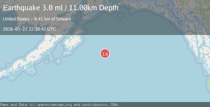 Map of GULF OF ALASKA