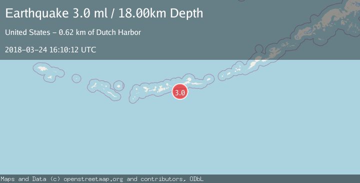 Map of ANDREANOF ISLANDS, ALEUTIAN IS.