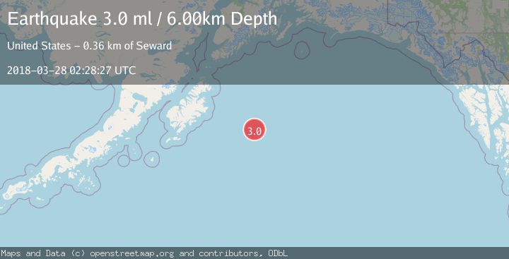 Map of GULF OF ALASKA