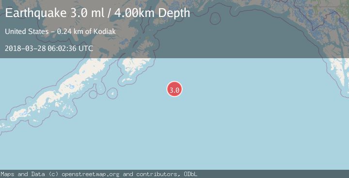 Map of GULF OF ALASKA