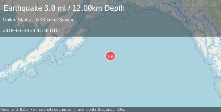 Map of GULF OF ALASKA