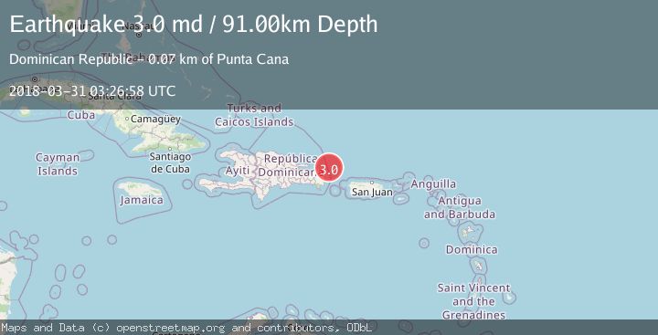 Map of DOMINICAN REPUBLIC REGION
