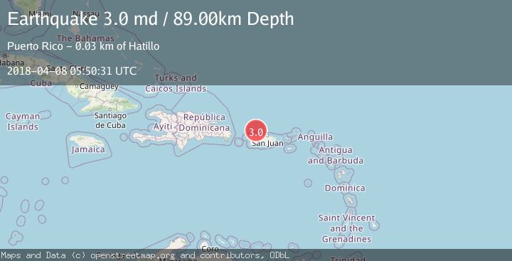 Map of PUERTO RICO REGION