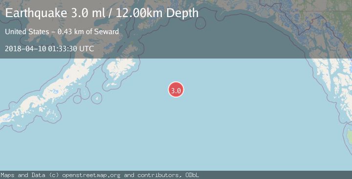 Map of GULF OF ALASKA