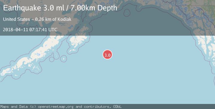 Map of GULF OF ALASKA