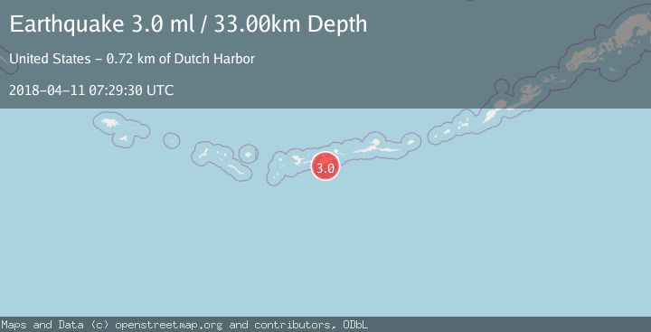 Map of ANDREANOF ISLANDS, ALEUTIAN IS.
