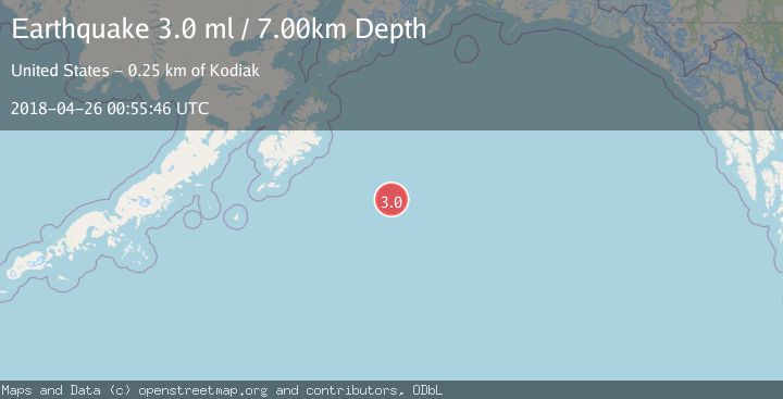Map of GULF OF ALASKA