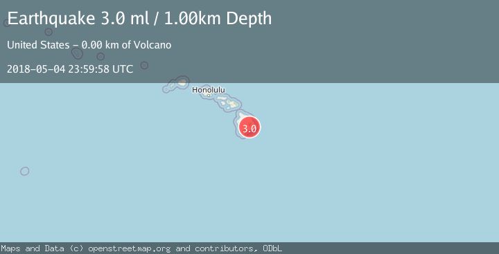 Map of ISLAND OF HAWAII, HAWAII
