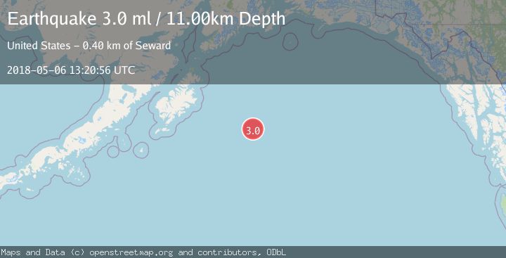 Map of GULF OF ALASKA