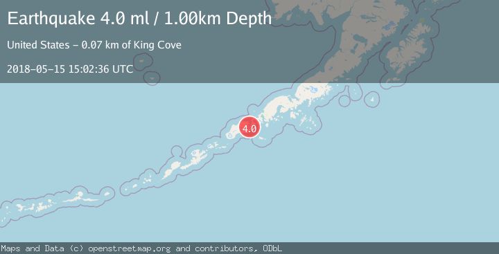 Map of UNIMAK ISLAND REGION, ALASKA