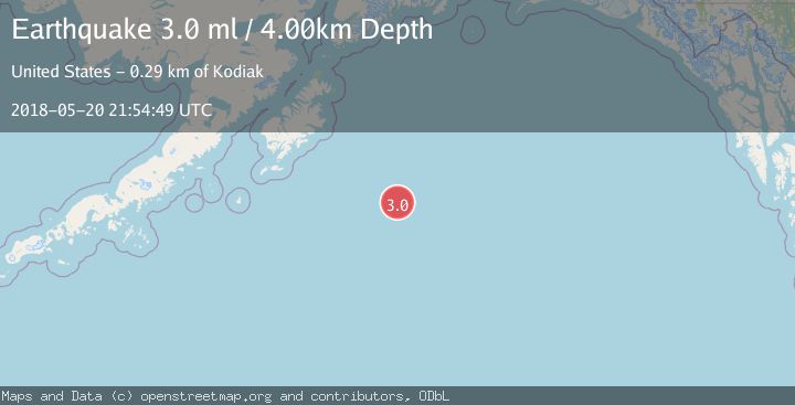 Map of GULF OF ALASKA