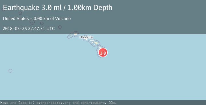 Map of ISLAND OF HAWAII, HAWAII
