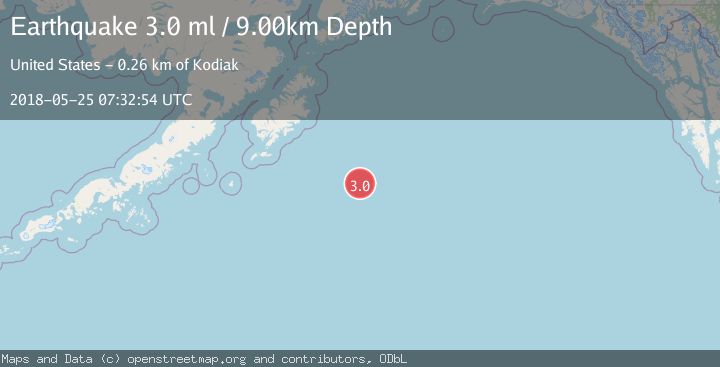 Map of GULF OF ALASKA