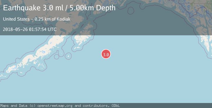 Map of GULF OF ALASKA