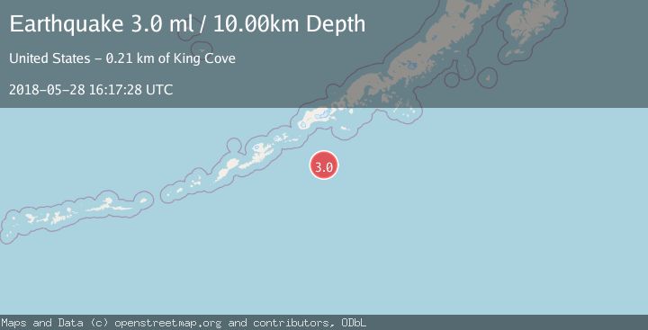 Map of UNIMAK ISLAND REGION, ALASKA