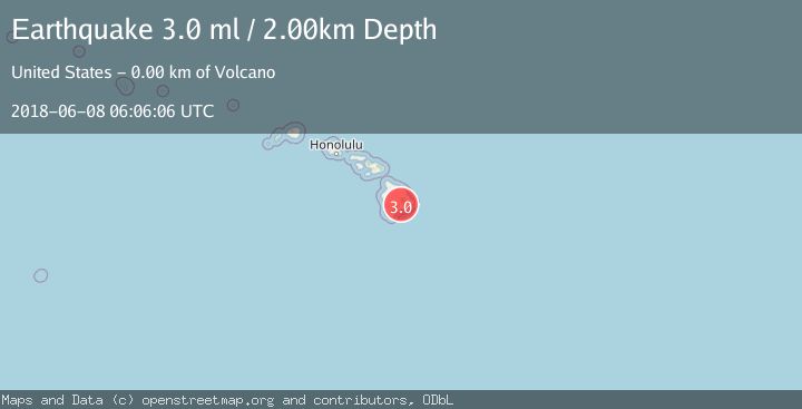 Map of ISLAND OF HAWAII, HAWAII