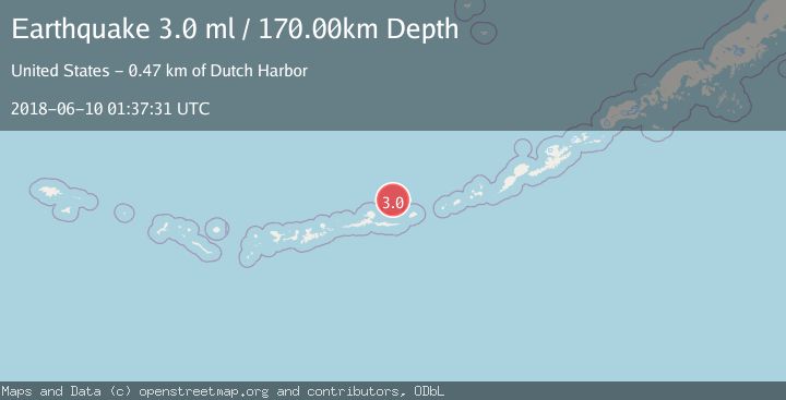 Map of ANDREANOF ISLANDS, ALEUTIAN IS.
