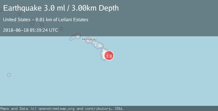 Map of HAWAII REGION, HAWAII