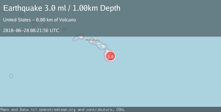 Map of ISLAND OF HAWAII, HAWAII