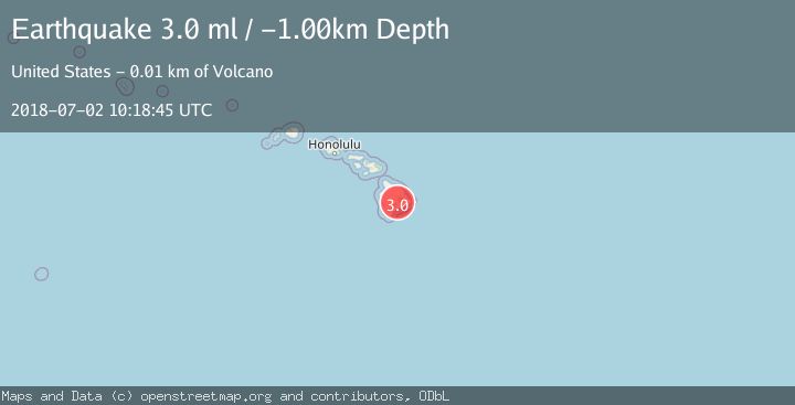 Map of ISLAND OF HAWAII, HAWAII