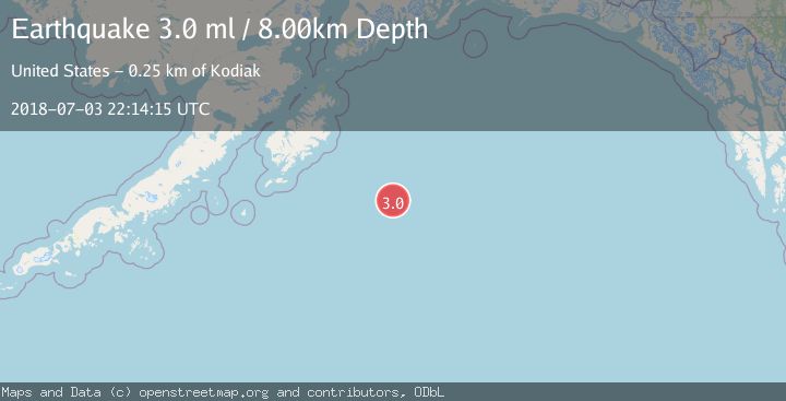 Map of GULF OF ALASKA