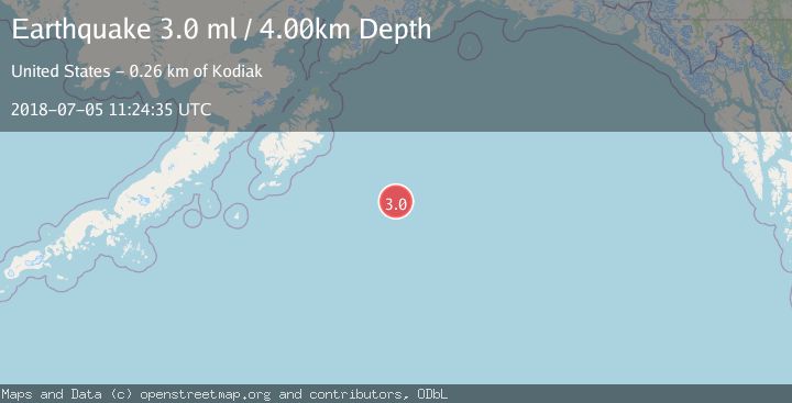Map of GULF OF ALASKA