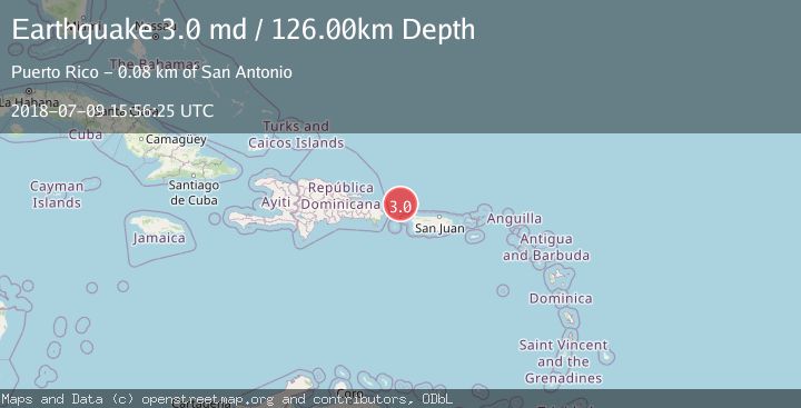 Map of PUERTO RICO REGION