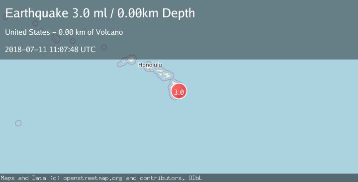 Map of ISLAND OF HAWAII, HAWAII