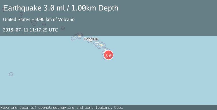 Map of ISLAND OF HAWAII, HAWAII