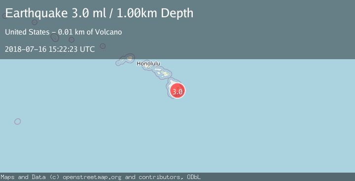 Map of ISLAND OF HAWAII, HAWAII