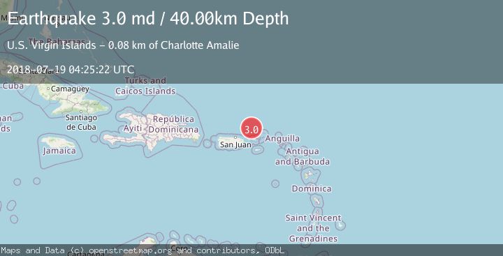 Map of VIRGIN ISLANDS REGION