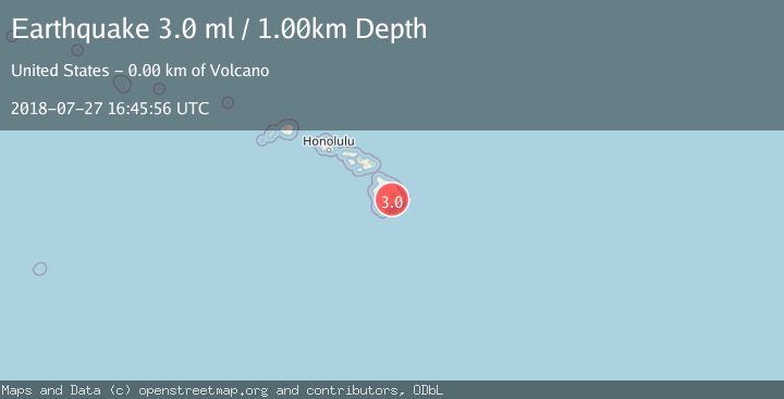 Map of ISLAND OF HAWAII, HAWAII