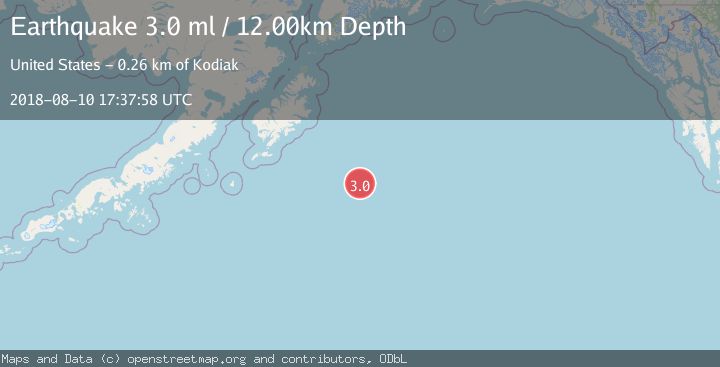 Map of GULF OF ALASKA