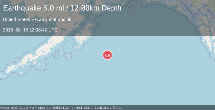 Map of GULF OF ALASKA