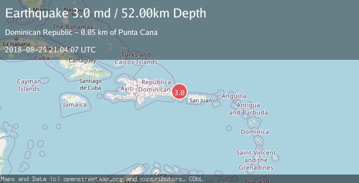 Map of DOMINICAN REPUBLIC REGION