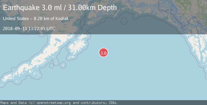 Map of GULF OF ALASKA