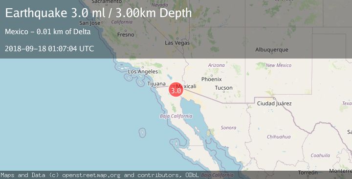 Map of BAJA CALIFORNIA, MEXICO
