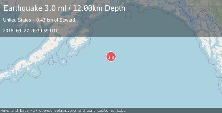 Map of GULF OF ALASKA