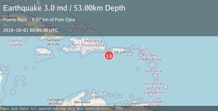 Map of PUERTO RICO REGION