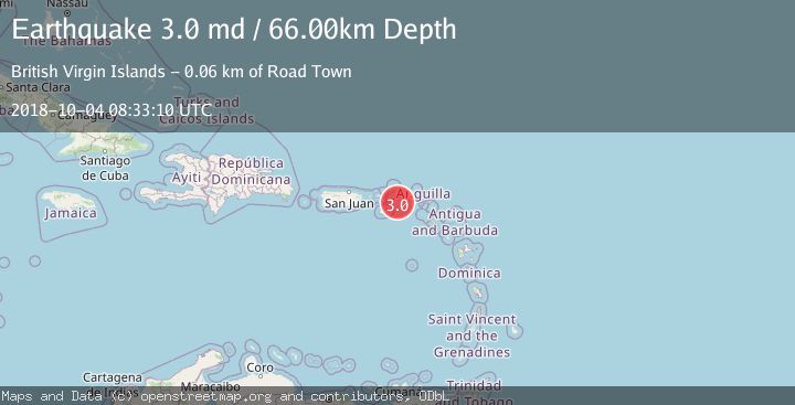 Map of VIRGIN ISLANDS REGION