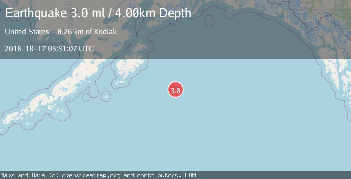 Map of GULF OF ALASKA