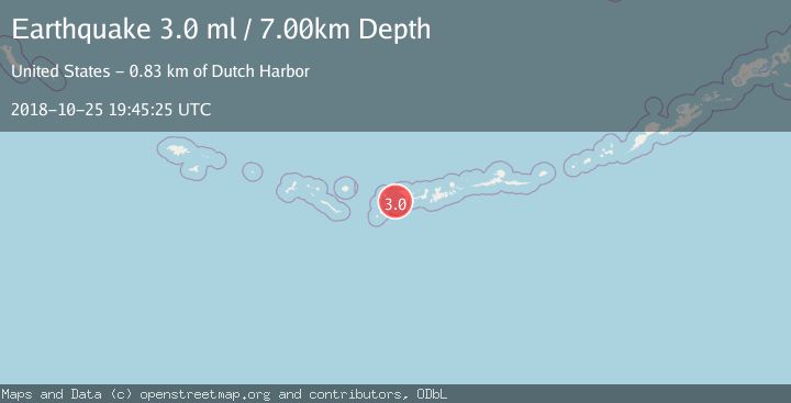 Map of ANDREANOF ISLANDS, ALEUTIAN IS.