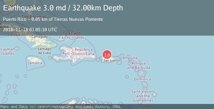 Map of PUERTO RICO REGION